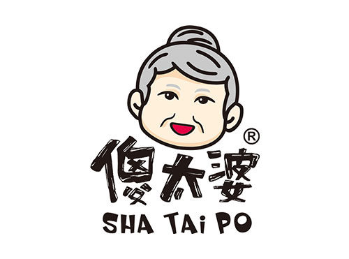 傻太婆標志設(shè)計